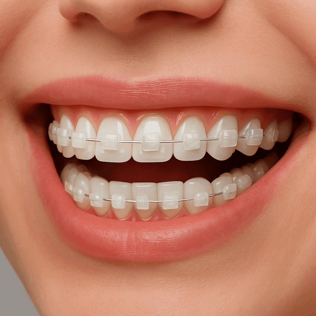 Brackets Bagues ceramique traditionnelles pour des corrections complexes nivelles la hulpe genval